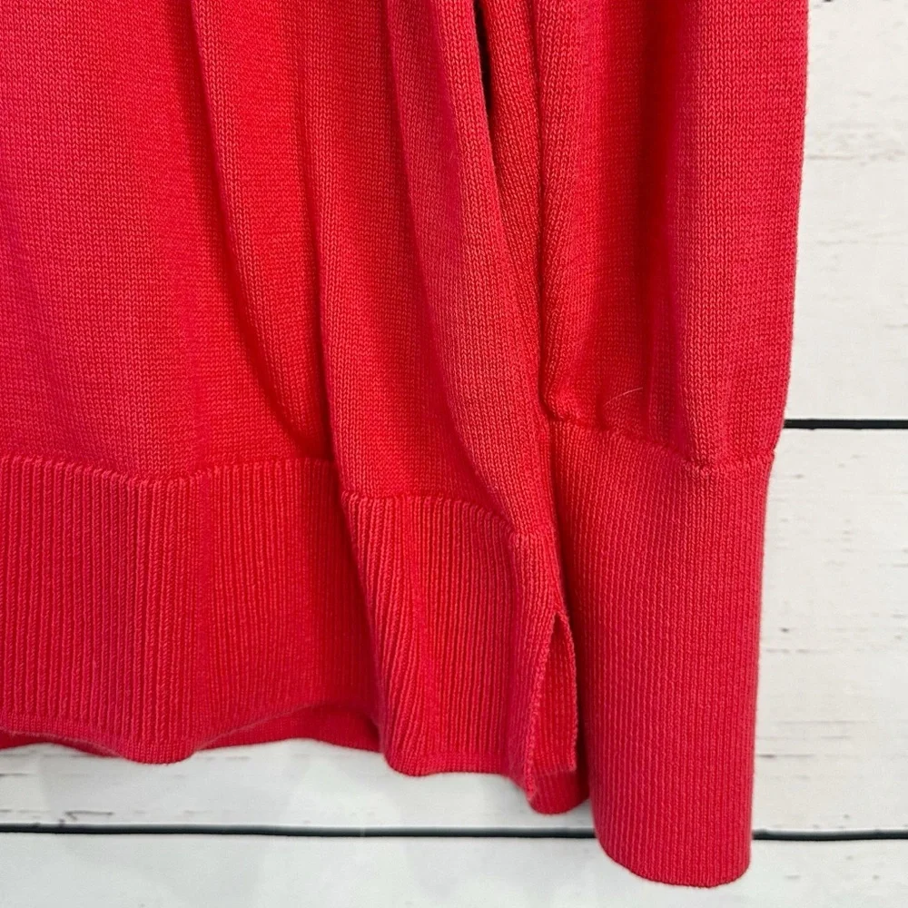 Time and Tru Red Sweater with Heart Design - Picture 3 of 4